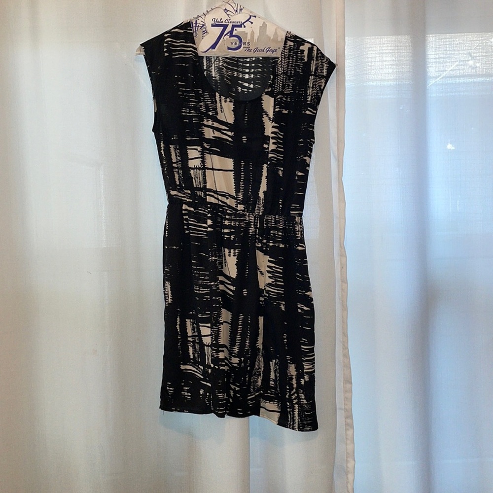 Black and white dress